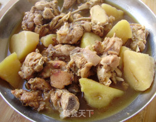 家常菜----鸡肉炖土豆的做法