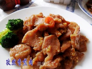 孜然香煎肉的做法