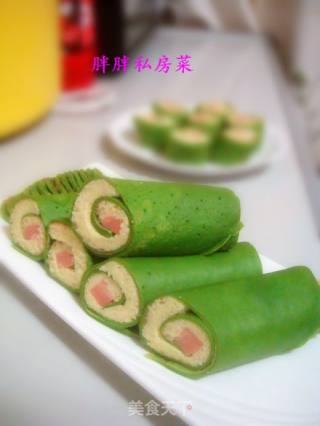 富贵蛋糕卷--蔬菜火腿鸡蛋卷的做法