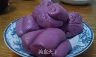 爱心紫薯馒头的做法