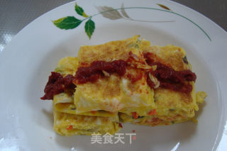 鸡蛋卷饼的做法