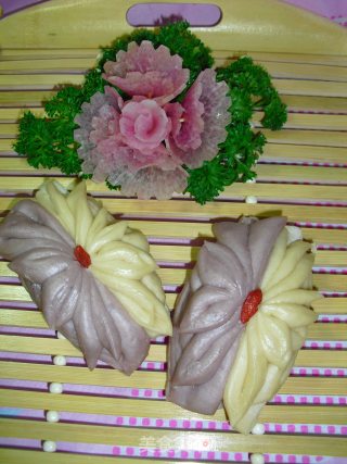 莲花馒头的做法