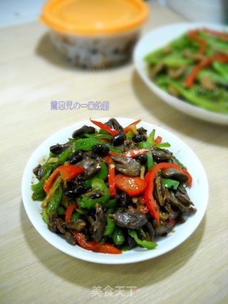 豆豉双椒鸽心的做法