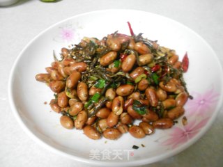 辣炒小鱼花生的做法