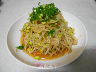 凉拌黄豆芽的做法