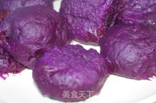 紫薯肉丸的做法