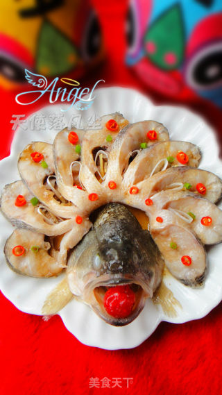 集各种吉祥寓意于一身——酱香开屏鱼的做法