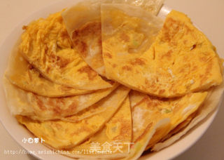 葱油鸡蛋饼的做法