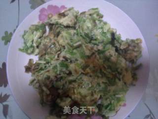 蒜苗炒鸡蛋的做法