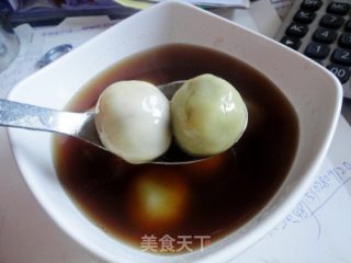 红豆馅双色汤圆的做法