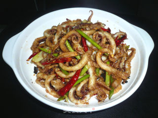 麻辣鱿鱼须的做法