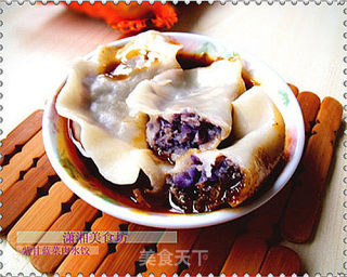 紫甘蓝菜肉水饺的做法
