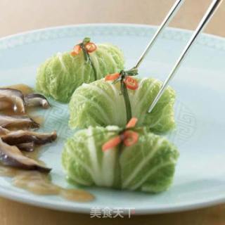 鲜味白菜卷的做法