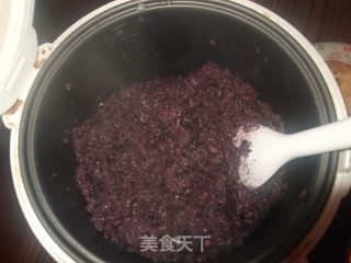 黑米饭的做法