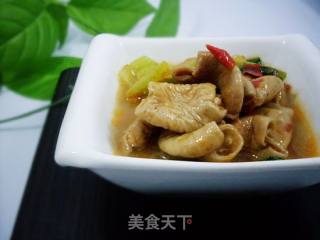 青菜煲肥肠的做法