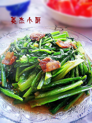 荤香油麦菜的做法