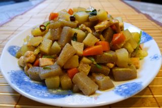 魔芋辣子鸡丁的做法