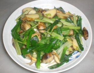 芹蒜素炒慈菇的做法