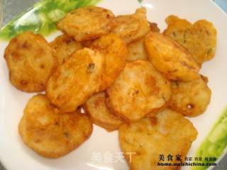 酥炸藕饼的做法