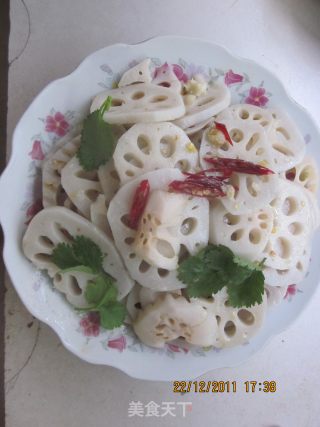 炝莲藕的做法