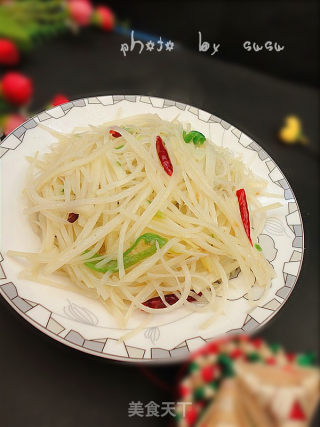 脆嫩爽口土豆丝的做法