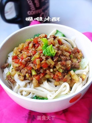 手工杂酱面的做法
