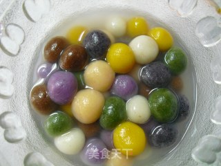 争奇斗艳的小汤圆