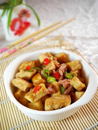 可乐豆腐的做法