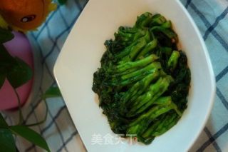 炝炒白油菜的做法