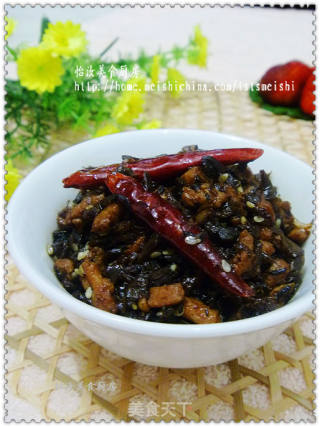 【家庭快手小炒】佐粥小菜---肉末芽菜的做法