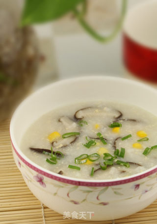 香菇鸡蓉粥的做法