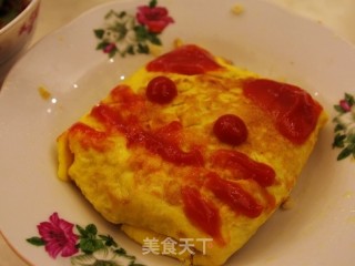 喵星人蛋包饭的做法