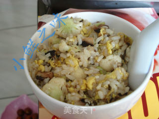 杂蔬炒饭的做法
