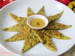 黑芝麻地瓜蛋饼的做法
