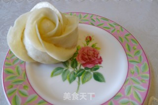 玫瑰花馒头的做法