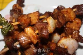 孜然烤肉串的做法