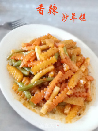 香辣炒年糕的做法