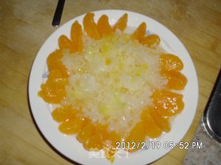 蜜桔银耳的做法