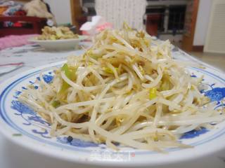 醋溜绿豆芽的做法