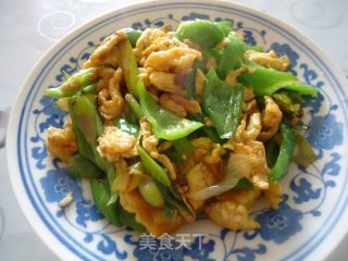 尖椒炒鸡蛋的做法