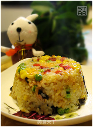 杂蔬炒米饭