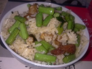 豇豆蒜香饭的做法
