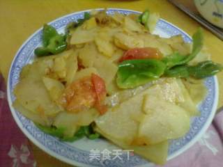 炒土豆片的做法