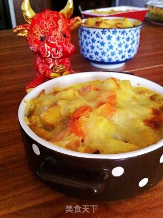 鸡肉咖喱焗饭