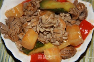 菠萝腰花的做法