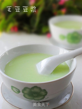毛豆豆浆的做法