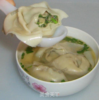 香菜肉馅大馄饨