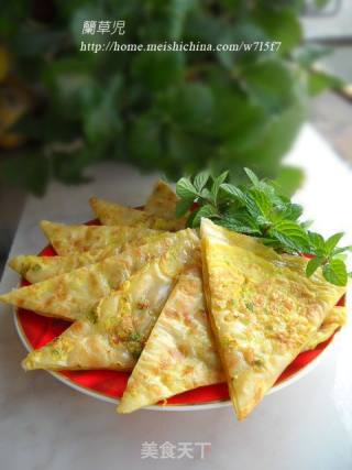 葱香蛋夹饼的做法