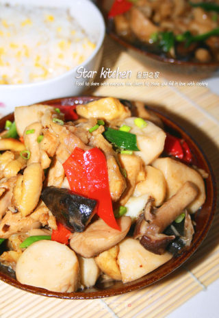 【升级版台式口味江西传统菜】什菌三杯鸡的做法