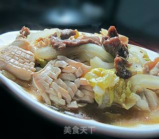 神仙豆腐焖大白菜的做法